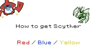 How to get Scyther in Pokemon Red/Blue/Yellow [#123]