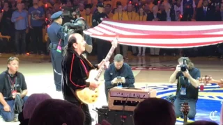 Carlos Santana plays anthem at Game 2 of NBA Finals