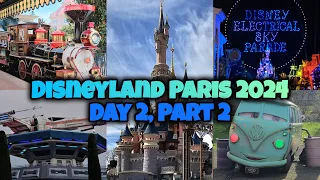 DISNEYLAND PARIS 2024 - Parades, Trains, Food, Rides, Shows and Robots! Disneyland Railroad & MORE!!