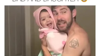 Cute Father and Daughter Sing Girls like you by Maroon 5