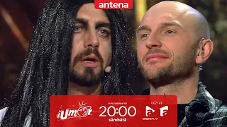 Cosmin Natanticu, moment de stand up la iUmor îmbrăcat în Dracula