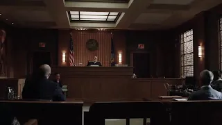 Raymond Reddington representing himself at the trial court part 6 scene