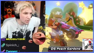 xQc reacts to Mario Kart 8 Deluxe DLC Wave 3