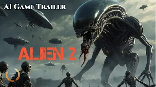 Alien 2 AI-Generated Game Cinematic Trailer l 100% AI Video