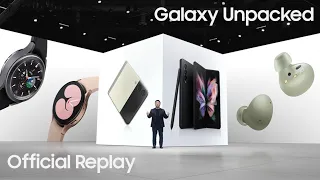 Galaxy Unpacked August 2021 | Samsung