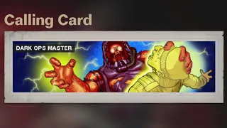 *NEW* Cold War Zombies Dark Ops Master Calling Card