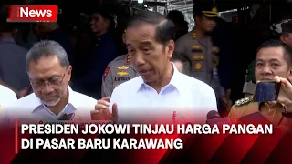 Presiden Jokowi Tinjau Harga Pangan di Pasar Baru Karawang - iNews Malam 08/05