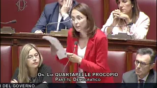 L'intervento di Lia Quartapelle nella discussione sulla fiducia al Governo Conte