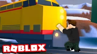 STOPPING THE TRAIN IN ROBLOX JAILBREAK