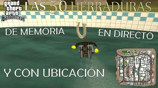 GTA San Andreas - Las 50 Herraduras de Memoria y en Directo | Con Ubicación