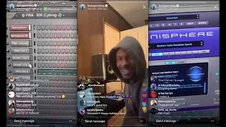 Lex Luger Returns to IG Live [Cooks Up & Shows Screen]