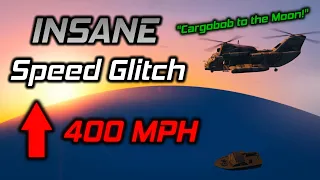 I Sent a Cargobob To The Moon in GTA Online! (INSANE Speed Glitch)