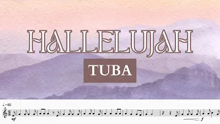 ☆ Tuba • Hallelujah Leonard Cohen | sheet music | Shrek soundtrack