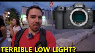 Canon R5: Low Light Night Vlog