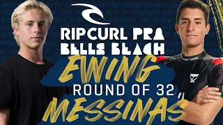 Ethan Ewing vs Lucca Messinas | Rip Curl Pro Bells Beach - Round of 32 Heat Replay