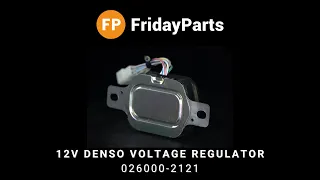 12V Denso Voltage Regulator 026000-2121 70000-65398 for Kubota L175 L185 L225 L245 Ford 1100 Tractor