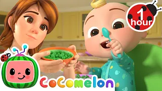 Veggie Fun in JJ's Kitchen - JJ and Mommy's Veggie Party! | CoComelon Nursery Rhymes & Kids Songs