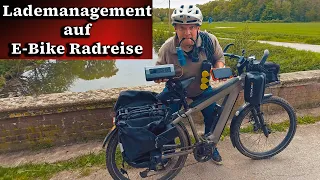 E-Bike Radreisen so Lade ich alle Akkus Unterwegs. Acelufly Powerbank