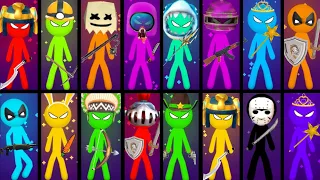 Stickman Party 1 2 3 4 Players Random Minigames Tournament Gamemeplay ( android / ios )