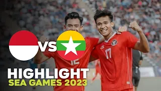 Highlight Indonesia VS Myanmar | SEA GAMES CAMBODIA 2023
