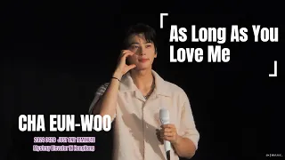 [4K] 香港 240426 CHA EUN WOO JOTM Mystery Elevator IN Hong Kong |  AS LONG AS YOU LOVE ME | #차은우