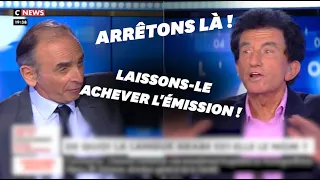 Sur CNews, Zemmour et Lang s'écharpent sur la langue arabe