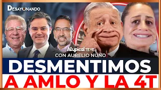 AURELIO NUÑO hace PEDAZOS a CHAIROS: AMLO, SHEINBAUM y MARX ARRIAGA, con ALAZRAKI y JAVIER LOZANO