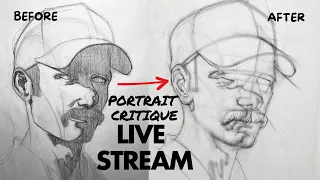 Student Portrait Critique Livestream W/ Brian Knox