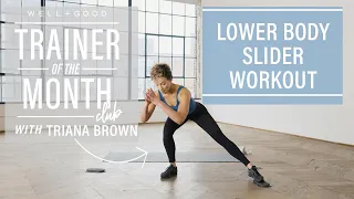 15-Minute Lower Body Slider Workout with [solidcore] | Trainer of the Month Club | Well+Good