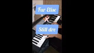 Beethoven meets Dr. Dre                                Fur Elise x still dre | Piano shorts