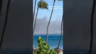 August 8 video shows Lahaina fire on Maui #mauifire #fire