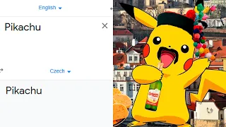 Pikachu in different languages meme (Part 2)