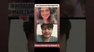 Arez Ahmed And Hiba bukhari live taking about engagement💍😍#trands #love#viral#cute @showbizkiDunya