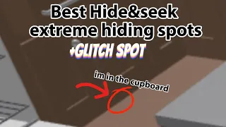 Best Hide and seek Extreme hiding spots!!! (Roblox) +glitch spot  (Store and Kitchen)