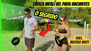 BEACH TENNIS | AULA PRÁTICA PARA INCIANTE - FT BEATRIZ VIVOT