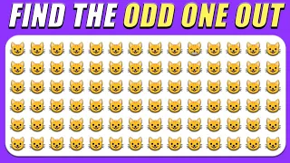 Find the ODD One Out-Emojis🌎🌋🌳🌝