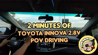 POV + Driving Toyota Innova 2.8V at SLEX