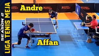 Andre 🆚️ Affan 🇮🇩 LIGA TENIS MEJA INDONESIA