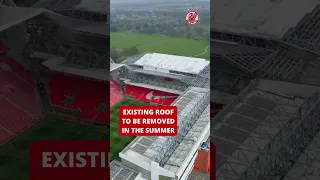 Latest Anfield update, 𝒊𝒏𝒄𝒓𝒆𝒅𝒊𝒃𝒍𝒆 😍🏟 #liverpool #shorts