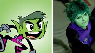 Teen Titans Go character in real life #cartoon