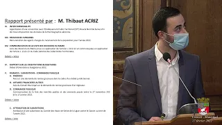 Conseil municipal du 17 02 2022