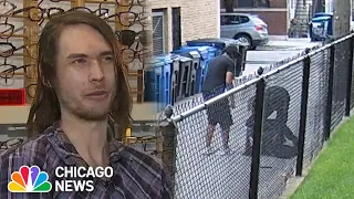 Victim of Bucktown robbery returns to work after being attacked during his first day on the job