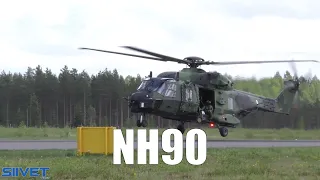 NH90 Landing And Taxi - Seinäjoki Airshow 2017