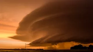 SUPERCELL STORM TIME LAPSE - Tornado and Lightning