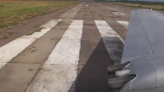 Landing at Krechevitsy Airport in an Il-14 (flight #1)