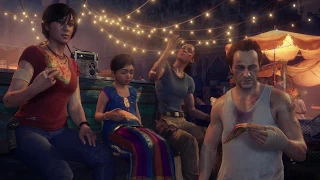 Uncharted The Lost Legacy - Chloe, Nadine & Meenu Eat Pizza "Don't Ruin The Moment" Credit Cutscene