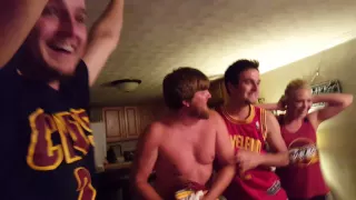 Fans reaction to Cavs winning Championship!!!