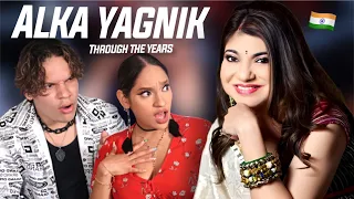 YouTube's Most Streamed Artist | Waleska & Efra react to Alka Yagnik Singing Career (1980-2022)