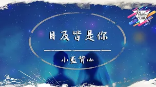 (一小時循環) 小藍背心 - 目及皆是你【動態歌詞】「我戒不掉你 像戒不了呼吸 漫長的距離 我用思念來代替」♪【完整版 】🎵一小时纯享版🎵