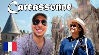 Carcassonne The Incredible WALLED CITY! 🏰 South Of France Vlog